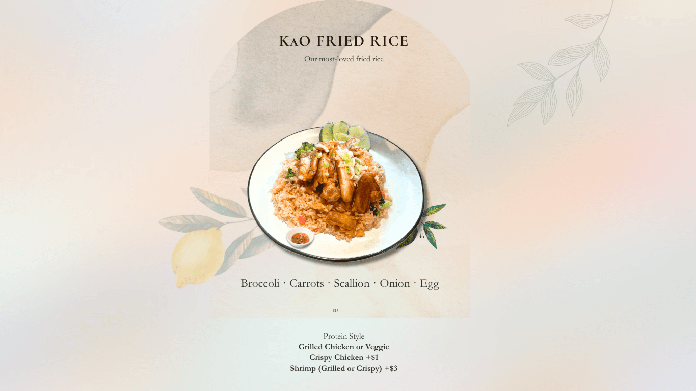 KaO | Thai & Asian Flavors